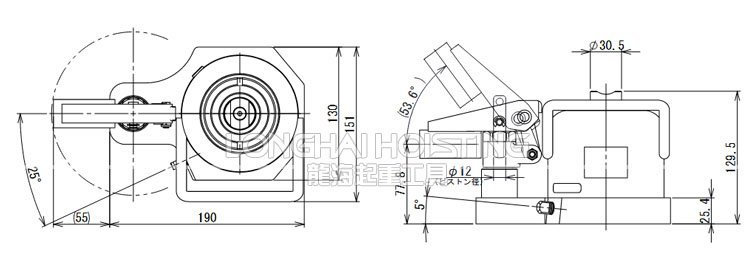 EAGLE ED-30TS3三節迷你型千斤頂尺寸