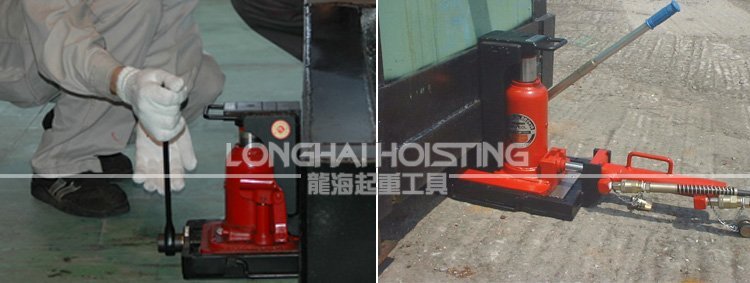 鷹牌EAGLE F-60TL帶滑臺爪式千斤頂應用