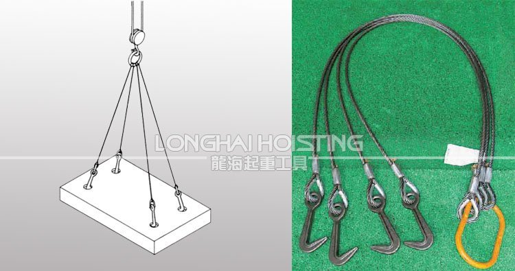 J型帶孔鋼板吊鉤應用